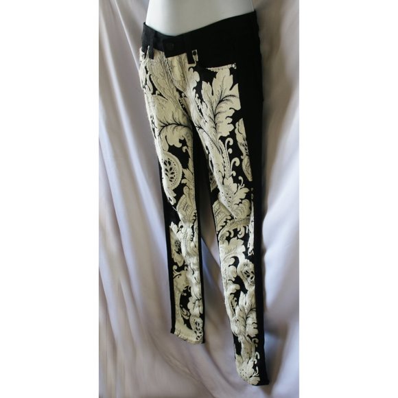 Anthro Paige Embroidered Jeans Emily Ultra Skinny - Picture 7 of 13